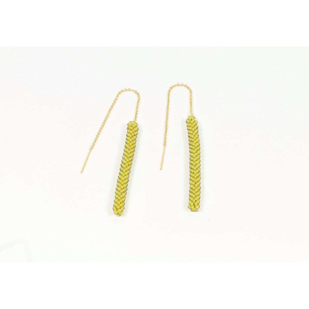 [C3749] Demi Liane Black Diamond Yellow Lined 10-10 BO Chain